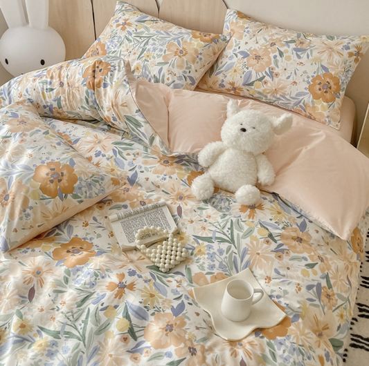 Cozy & Cute  Cotton Floral Bed Set