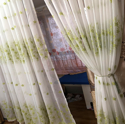 Vista Snow Allusion Blind, Breathable linen gauze curtains