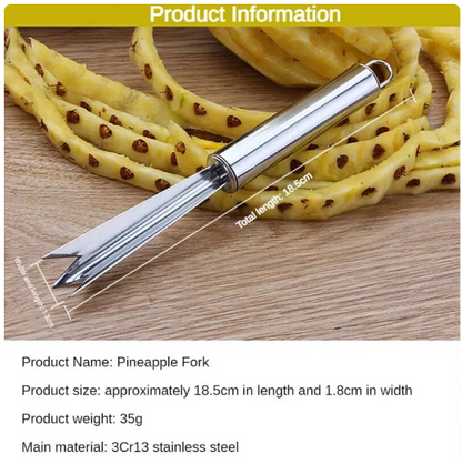 Pineapple Peeler, V-Shaped Eye Digging Tool;  (Vegetable & Fruit Hand Kitchen Tool)