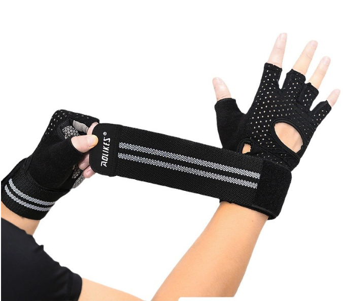 Weightlifting Gym Gloves Breathable Non-Slip Wristband Sports