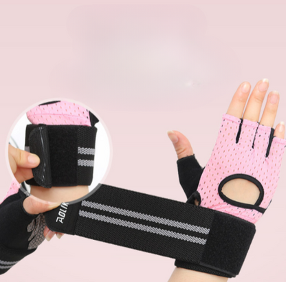 Weightlifting Gym Gloves Breathable Non-Slip Wristband Sports