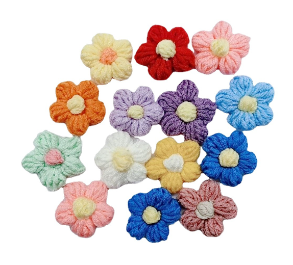 Fashions' plush brooch wool flower cartoon