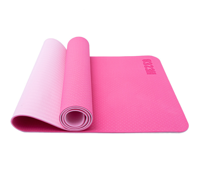 Two-color non-slip yoga mat