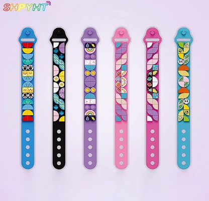 Block Dot Bricks Cool Bracelet Cartoon