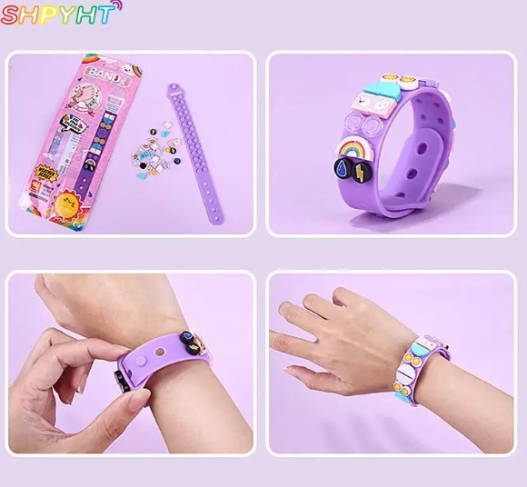 Block Dot Bricks Cool Bracelet Cartoon