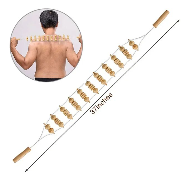 Wood anti-cellulite therapy massage tools