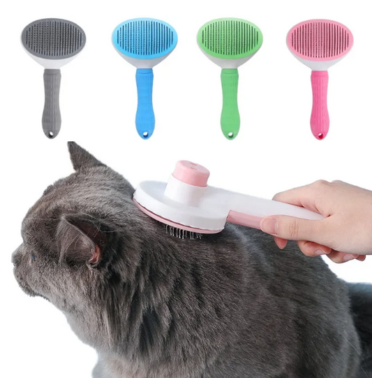 Dog Cat Hair Brush Cat Grooming Comb Stainless Steel Comb