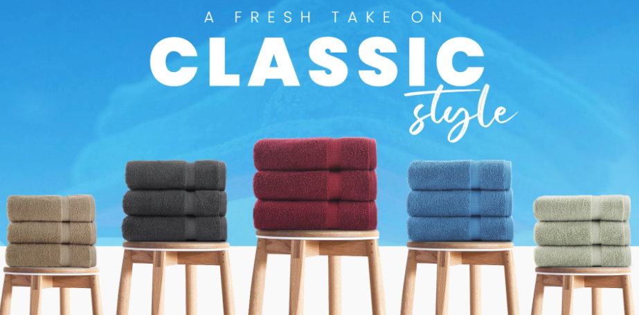 Super-Plush Bath & face Towels 100% Cotton