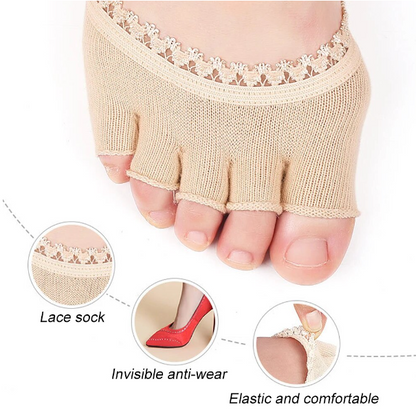 Toe Separator for Foot Care, Non-Slip, Breathable, Sweat-Absorbent