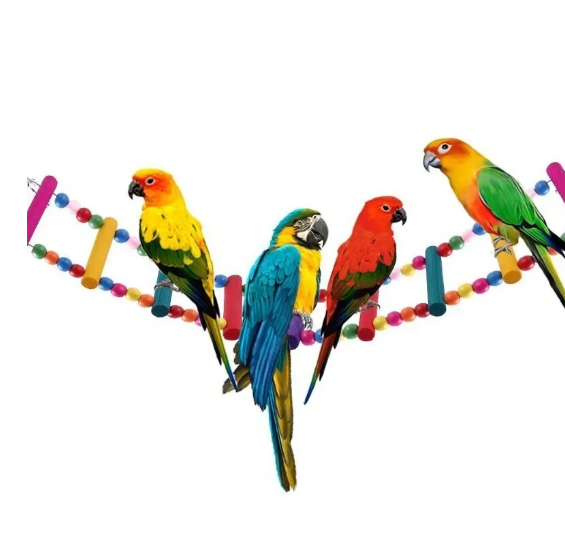 Bird Toy Set, Chewing Training & Swing Hanging Hammock