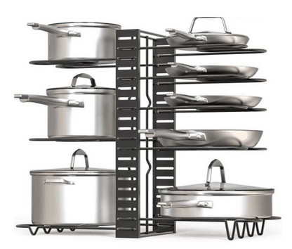 Pot rack Pan rack Organizer Kitchen storage rack/5 layers