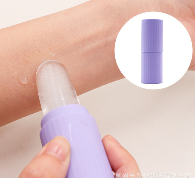 Lipstick ice tray massage, contour Eye Roller