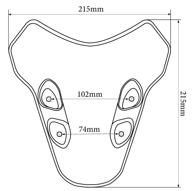 Motorcycle Windproof Windshield, Deflector