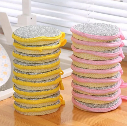 Double-Sided Dishwashing Sponge